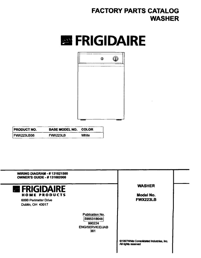 Diagram for FWX223LBS6