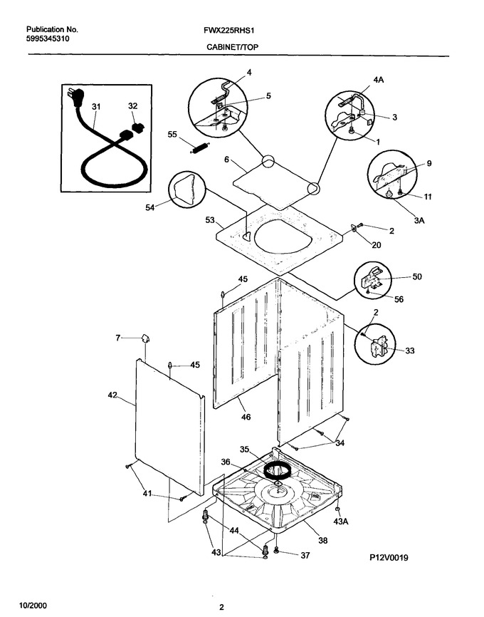 Diagram for FWX225RHS1