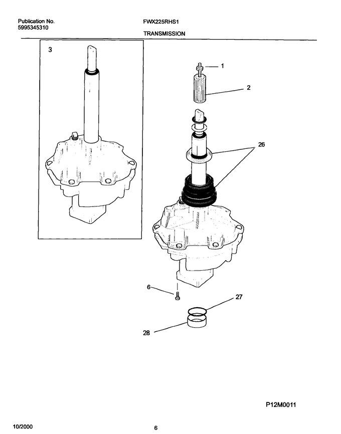 Diagram for FWX225RHS1