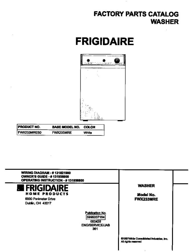 Diagram for FWX233MRES0