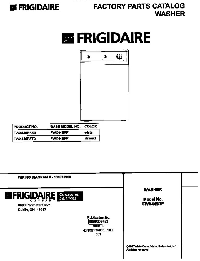 Diagram for FWX445RFT0