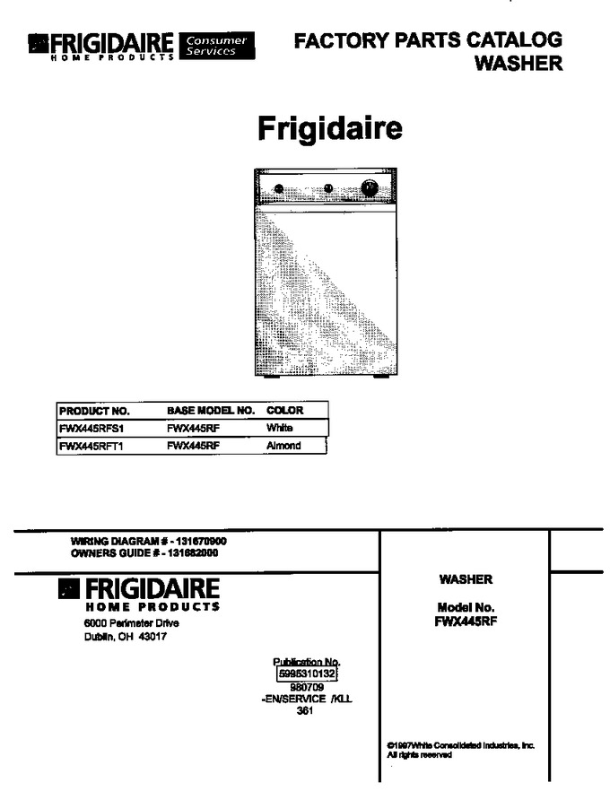 Diagram for FWX445RFS1