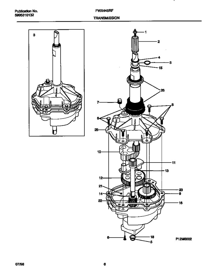 Diagram for FWX445RFT1
