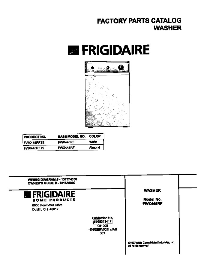 Diagram for FWX445RFT2