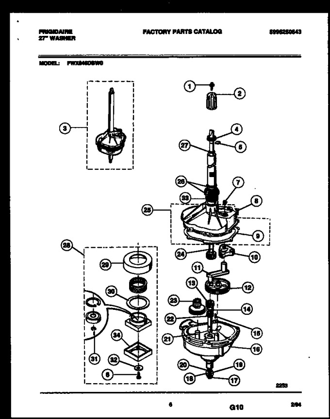 Diagram for FWX645DBD0
