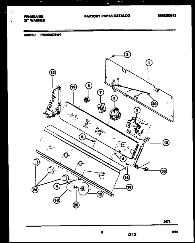 Diagram for FWX645DBW0