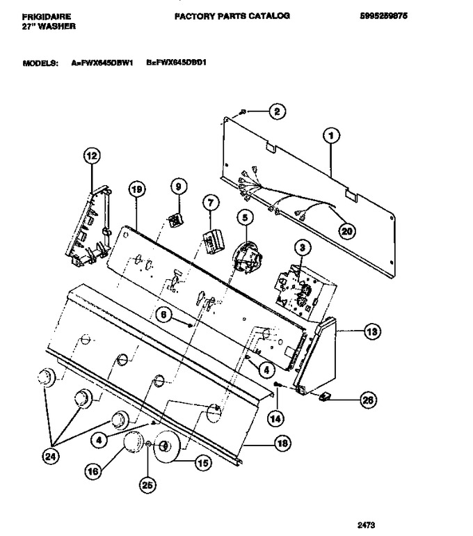 Diagram for FWX645DBW1