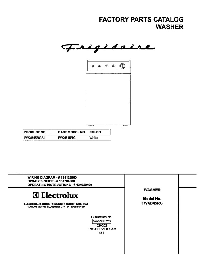Diagram for FWXB45RGS1