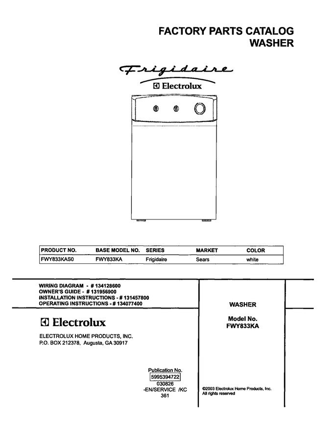 Diagram for FWY833KAS0