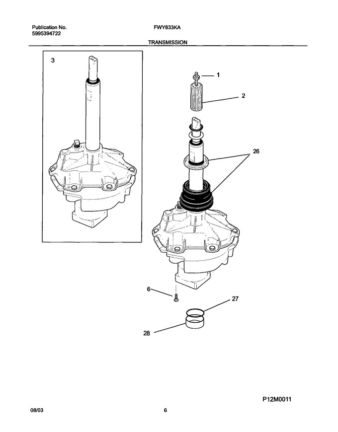 Diagram for FWY833KAS0