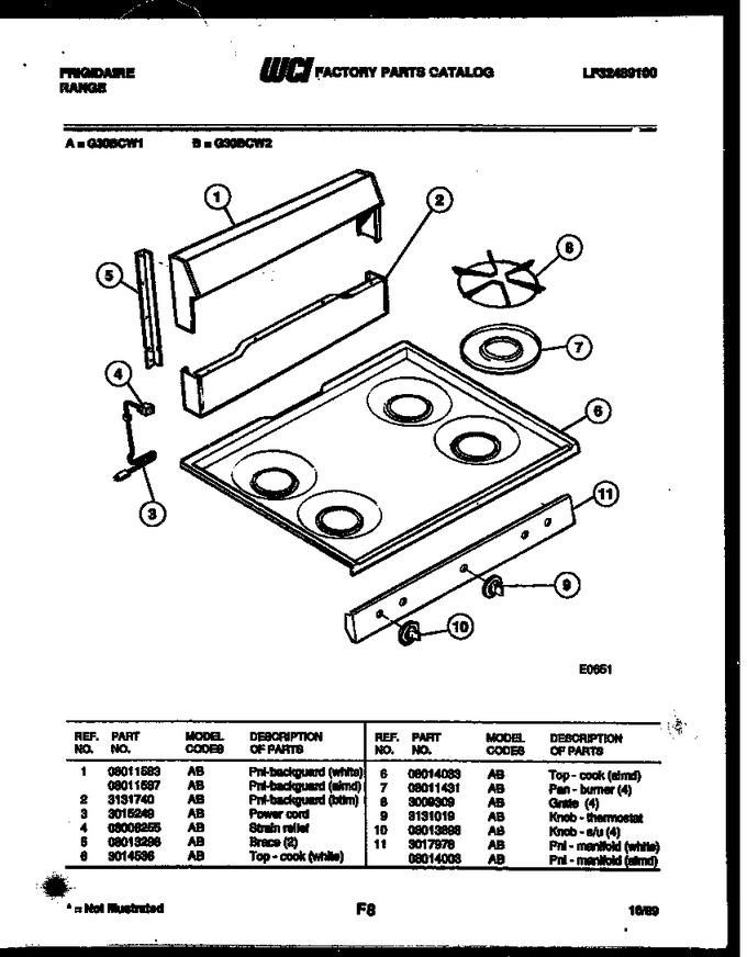 Diagram for G30BCW1