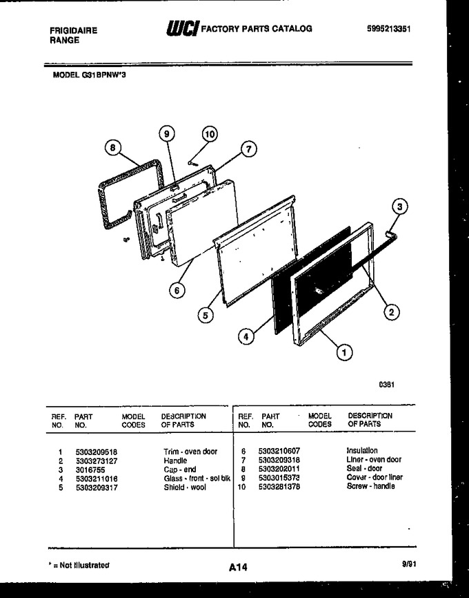 Diagram for G31BPNW3