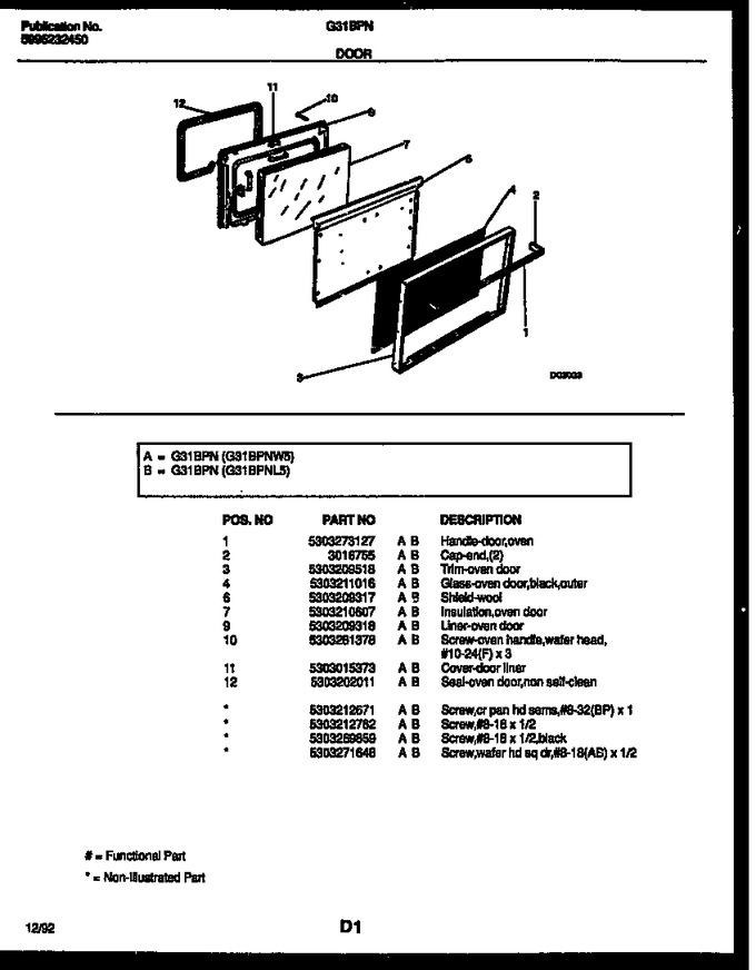 Diagram for G31BPNW5