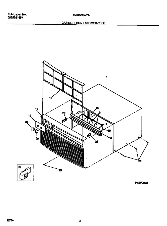 Diagram for GAC086W7A1