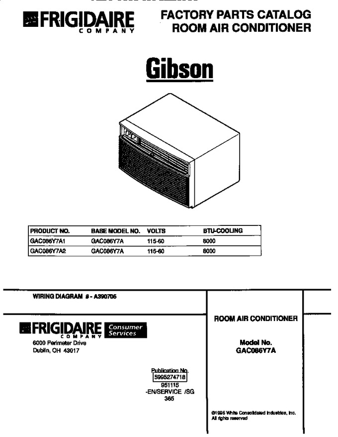 Diagram for GAC086Y7A1