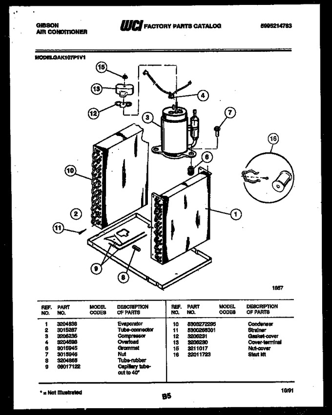 Diagram for GAK107P1V1
