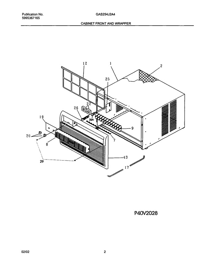 Diagram for GAS254J2A4