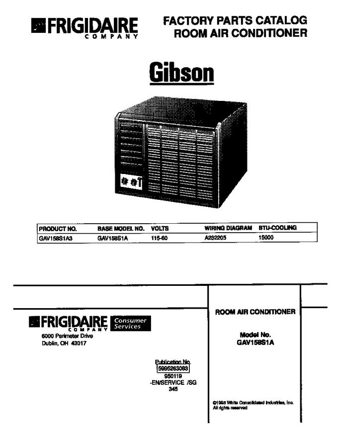 Diagram for GAV158S1A3