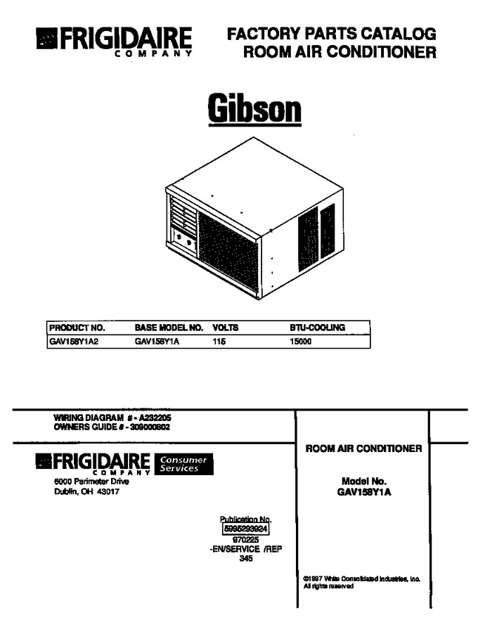 Diagram for GAV158Y1A2