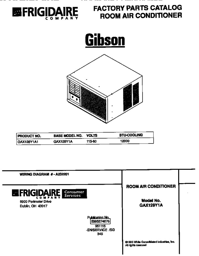 Diagram for GAX128Y1A1