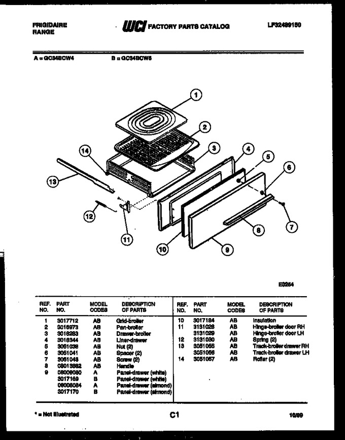 Diagram for GC34BCW4