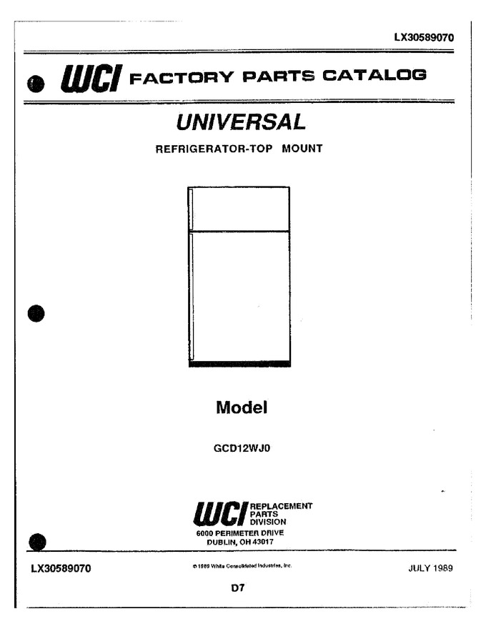 Diagram for GCD12WJ0