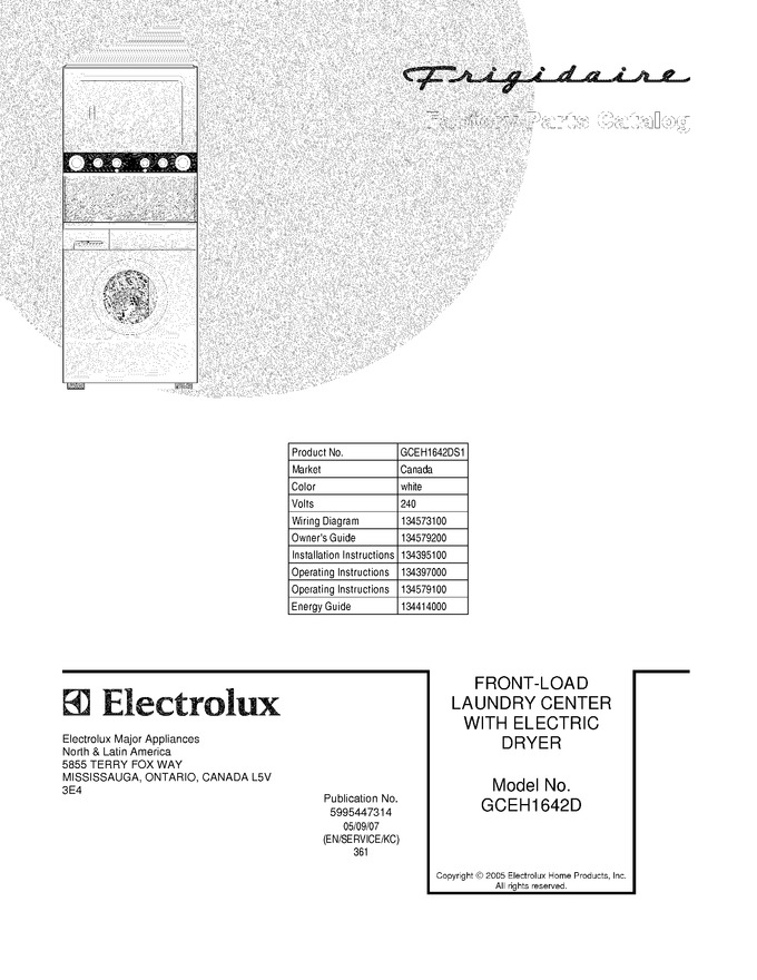 Diagram for GCEH1642DS1