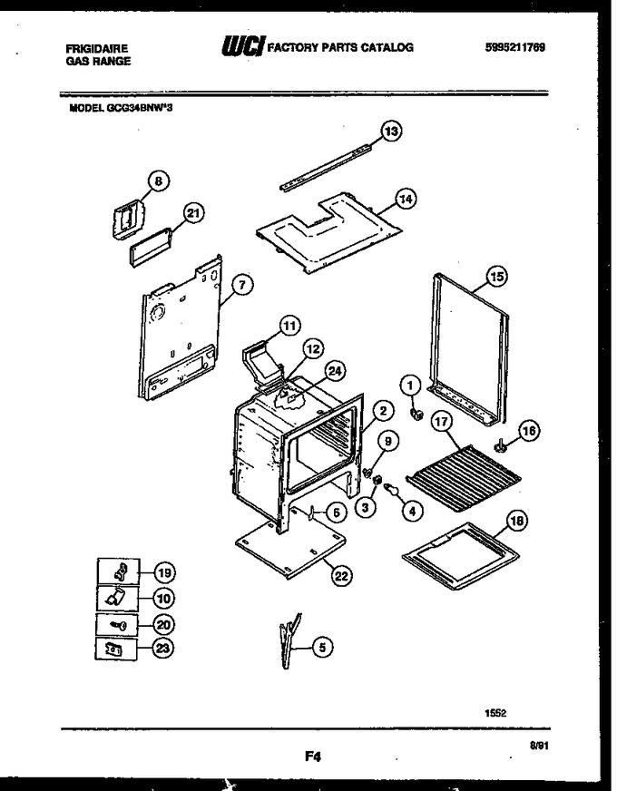 Diagram for GCG34BNW3