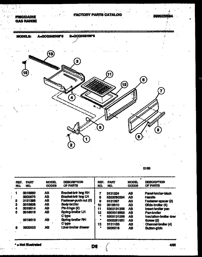 Diagram for GCG34BNW6