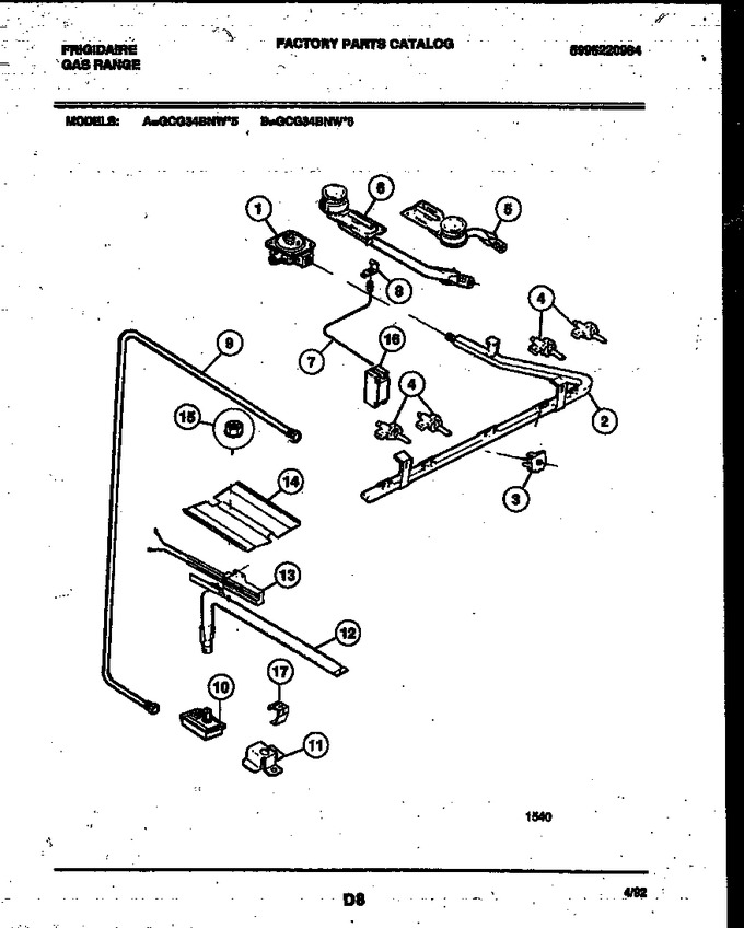 Diagram for GCG34BNW6