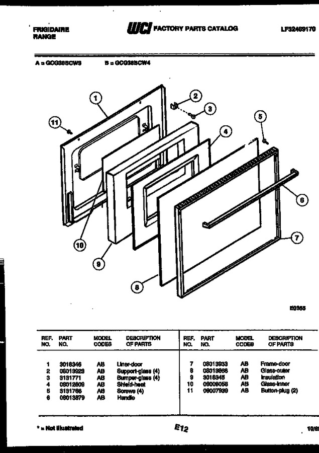 Diagram for GCG38BCW3
