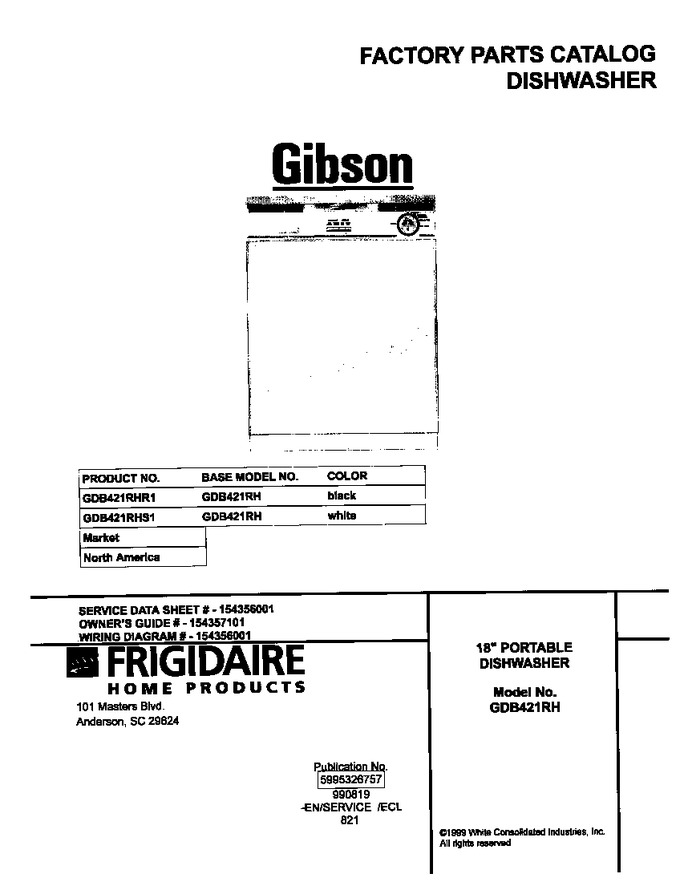 Diagram for GDB421RHS1