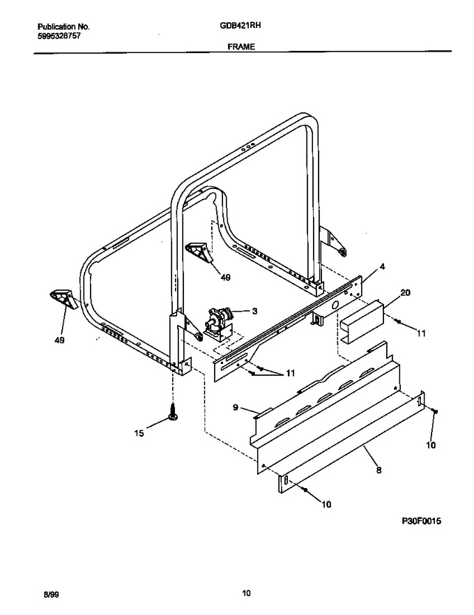 Diagram for GDB421RHS1
