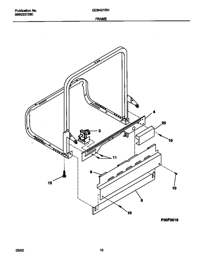 Diagram for GDB421RHS2
