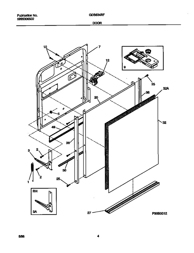 Diagram for GDB634RFR1