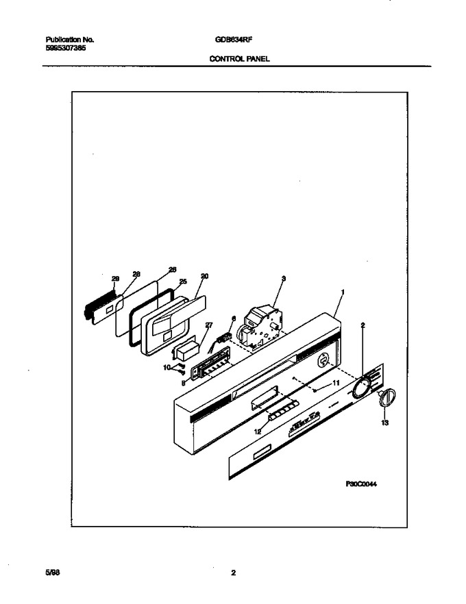 Diagram for GDB634RFS2