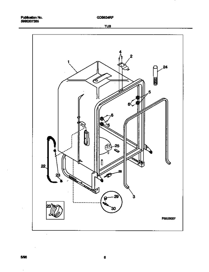 Diagram for GDB634RFS2