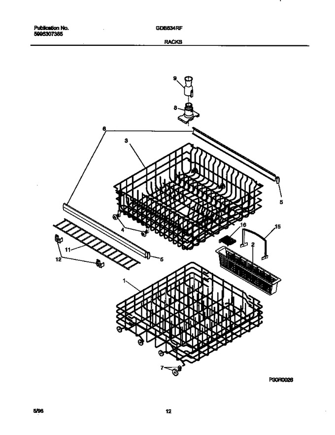 Diagram for GDB634RFR2