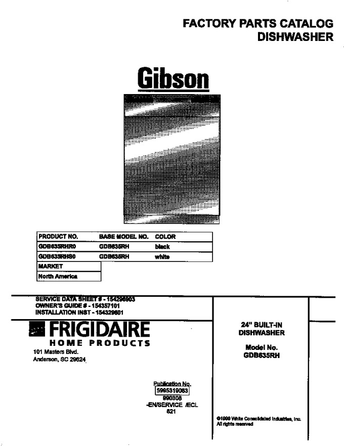 Diagram for GDB635RHS0