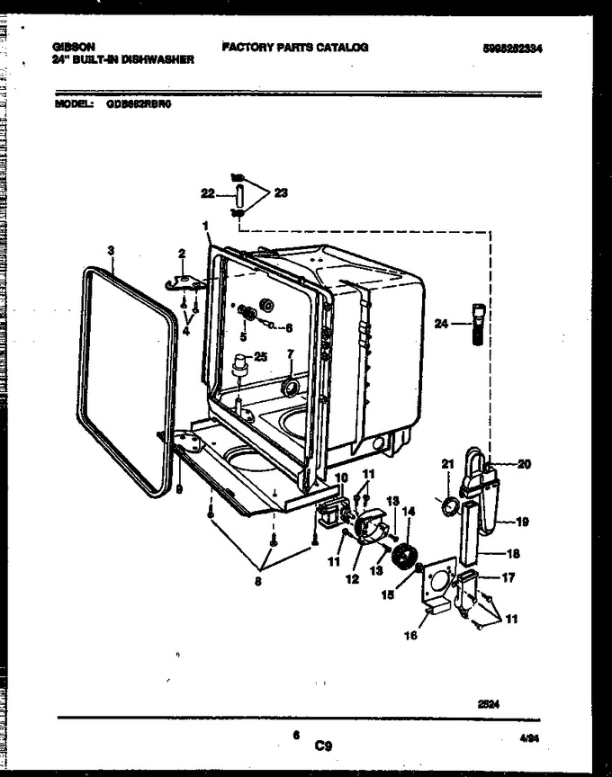 Diagram for GDB662RBR0