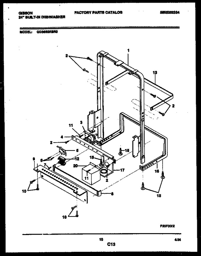 Diagram for GDB662RBR0