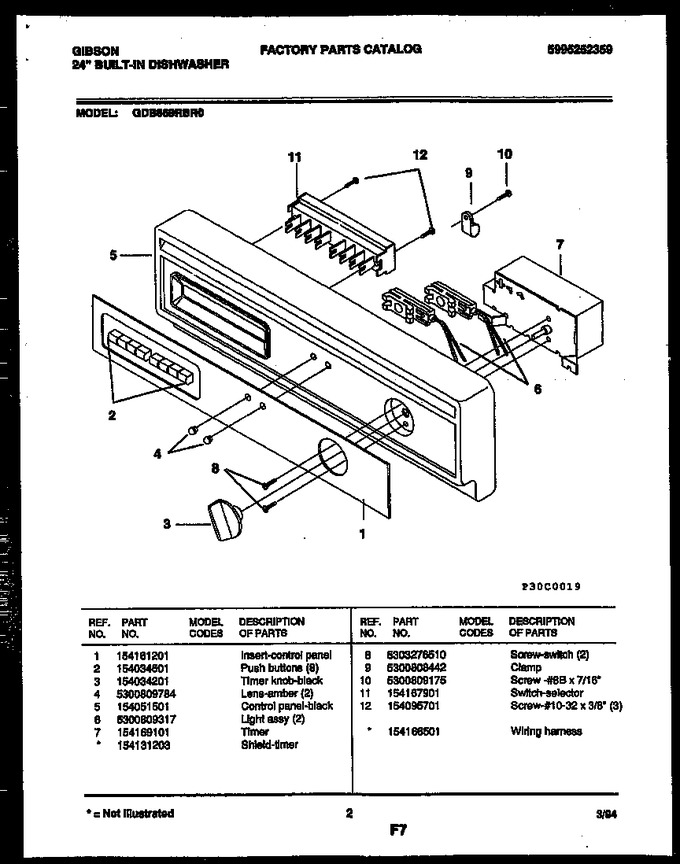 Diagram for GDB668RBR0