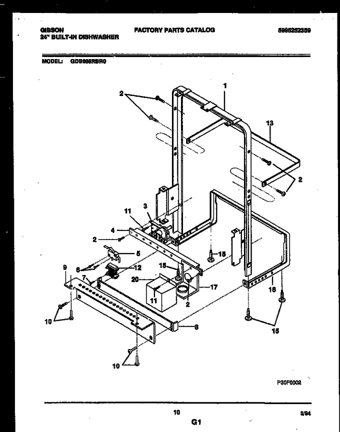 Diagram for GDB668RBR0