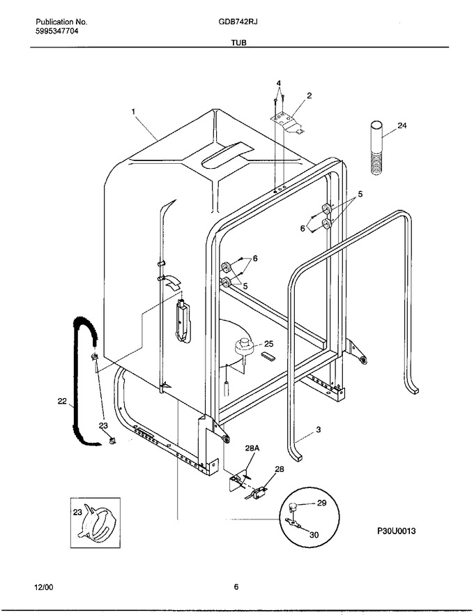 Diagram for GDB742RJS0