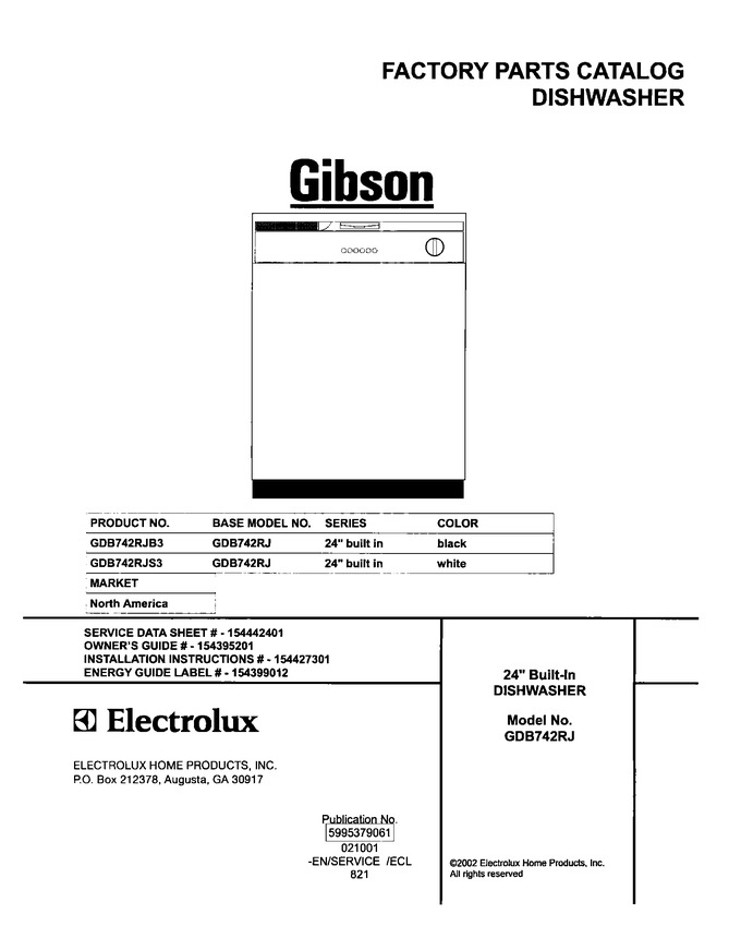 Diagram for GDB742RJB3