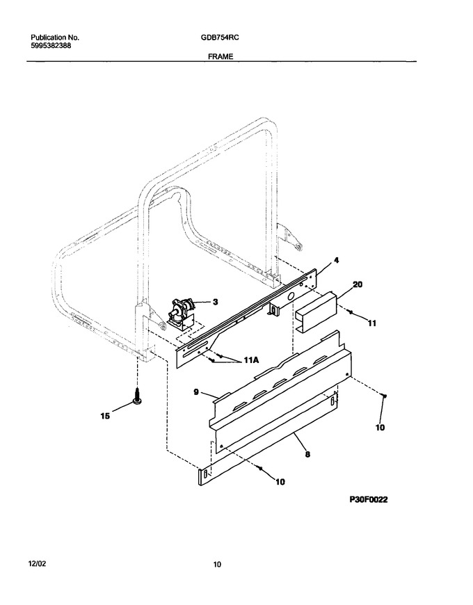 Diagram for GDB754RCQ0