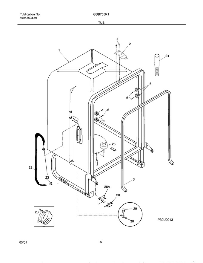 Diagram for GDB755RJS1