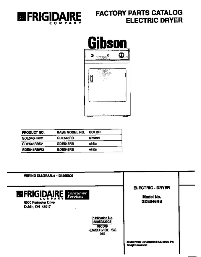 Diagram for GDE546RBS2
