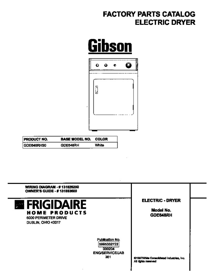 Diagram for GDE648RHS0