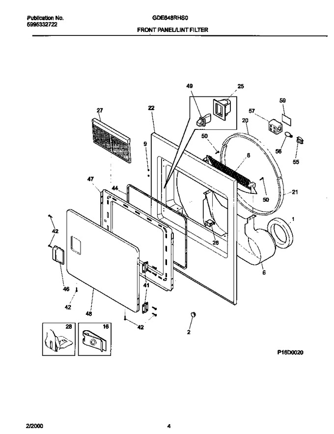 Diagram for GDE648RHS0